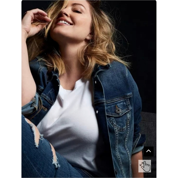torrid Jackets & Blazers - Torrid Denim Trucker Jacket - Dark Wash